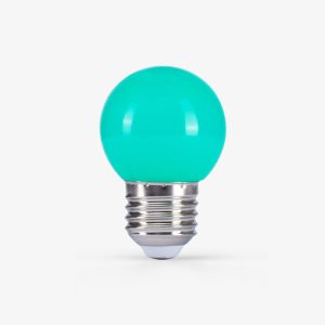 Bóng đèn LED bulb trang trí tròn A45 xanh lá 1W Rạng Đông