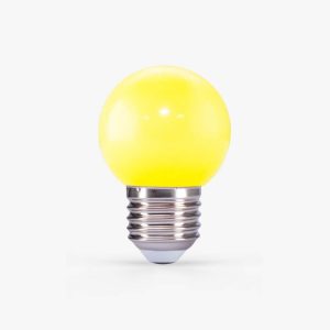 Bóng đèn LED bulb trang trí tròn A45 vàng 1W Rạng Đông