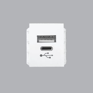 Ổ cắm sạc USB DC 5V- 2.1A - A7USB-A/C