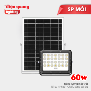 Bộ Đèn LED Pha Solar ECO Năng Lượng Mặt Trời Ánh Sáng Trắng LEDSL01/SL03 6500K V02/V03 (60W/100W/200W/300W)