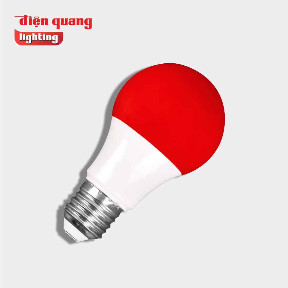 Đèn LED bulb Điện Quang ĐQ LEDBU11 màu đỏ 3W/5W