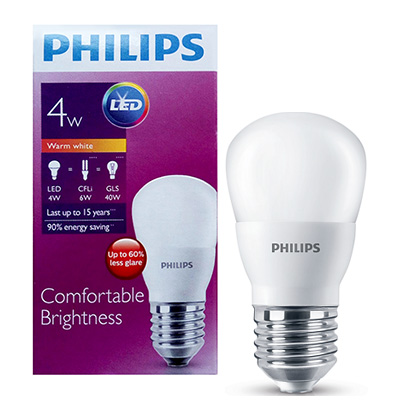 Bóng đèn Lebbulb 4W E27 6500K/3000K 230V P45 Philips