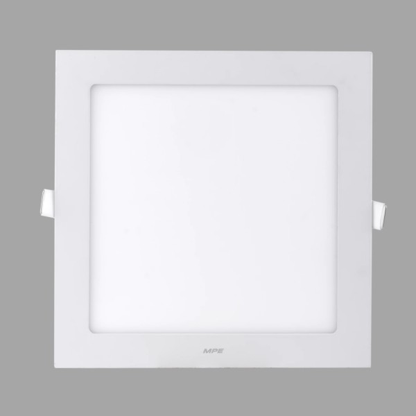 Led Panel vuông âm Siêu Mỏng MPE Dimmer 18W trắng, vàng SPL-18T/DIM
