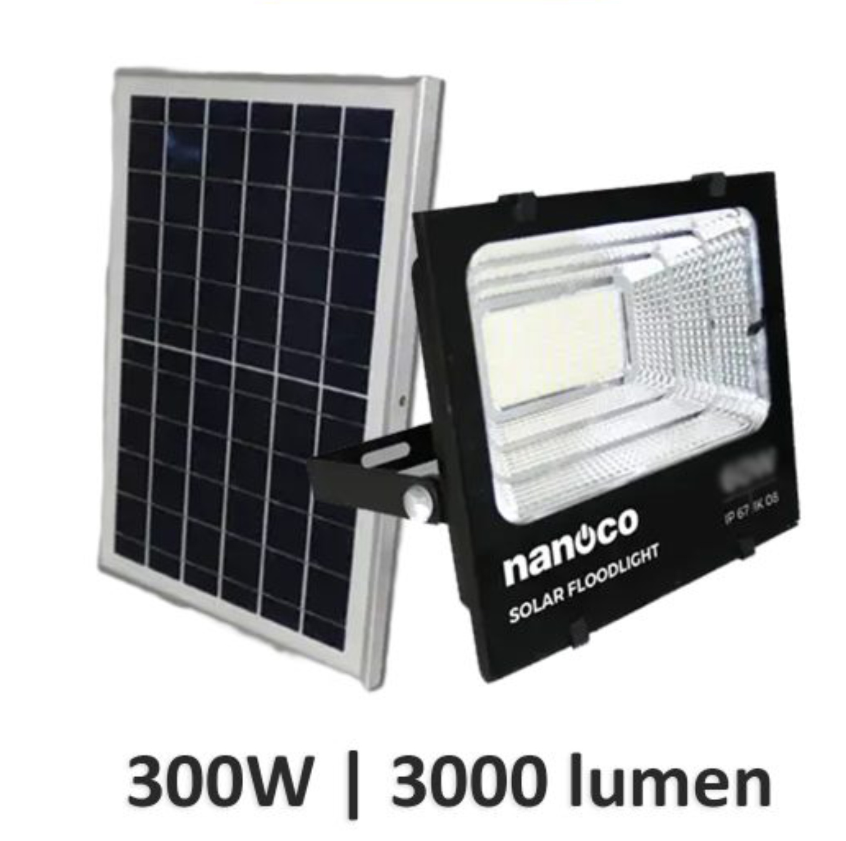 Đèn pha led năng lượng mặt trời 300W NLFS300650L Nanoco
