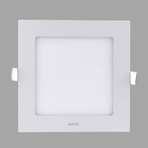 Led Panel vuông âm Siêu Mỏng MPE Dimmer 9W trắng, vàng SPL-9T
