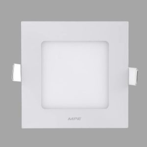 Led Panel vuông âm Siêu Mỏng MPE Dimmer 6W trắng, vàng SPL-6T/DIM