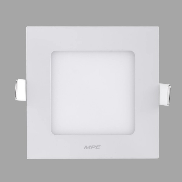 Led Panel vuông âm Siêu Mỏng MPE Dimmer 6W trắng, vàng SPL-6T/DIM