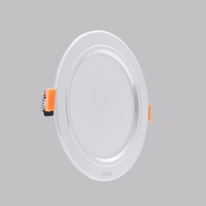 Đèn LED Downlight âm trần nhôm viền bạc đổi màu 5W MPE DLB2-5/3C