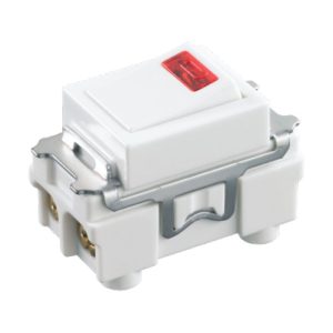 Công tắc D có đèn báo, 250VAC - 20A - WBG5414699W-SP