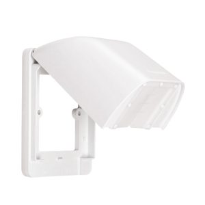 Mặt vuông có nắp che mưa IP43 chuẩn BS - WBC8991W