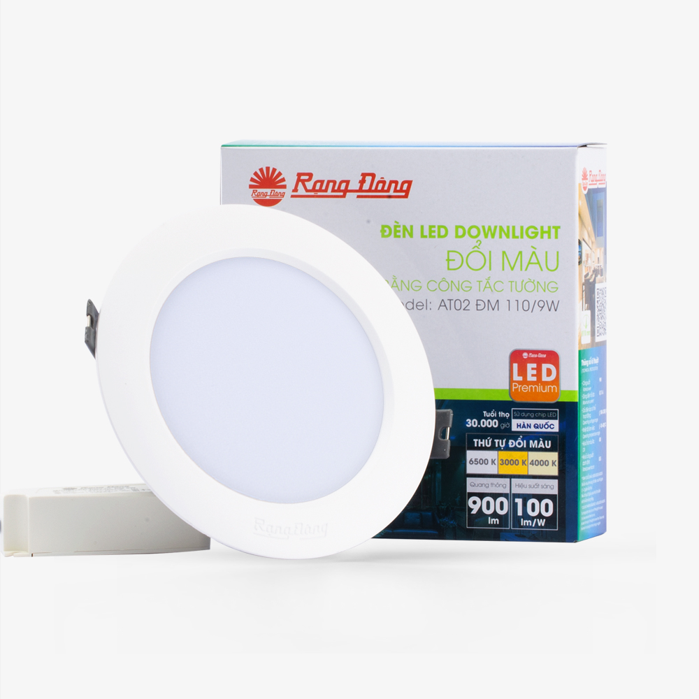 Đèn LED Downlight đổi màu AT02 110/9W