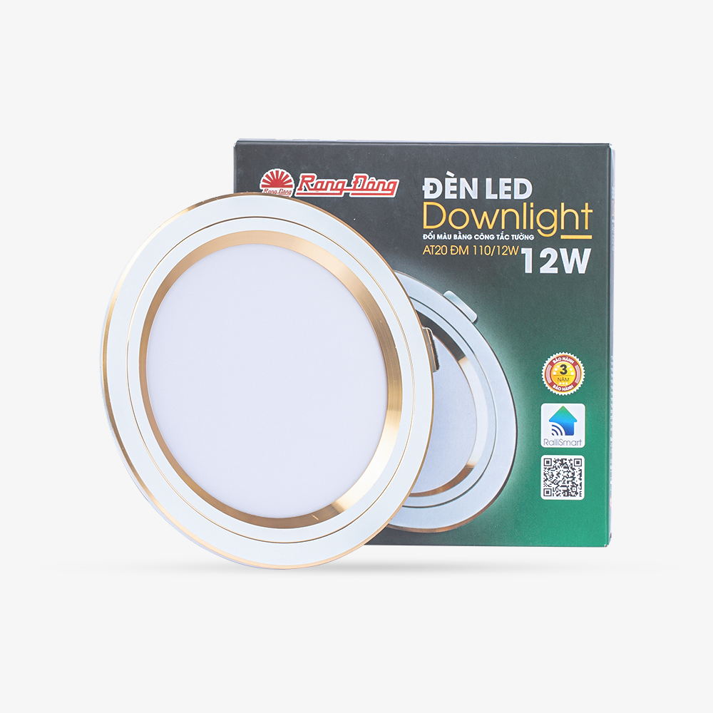 Đèn LED Downlight đổi màu AT20 110/12W (G)